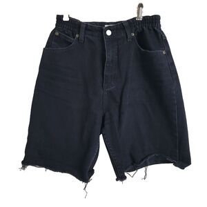 L.L Bean Size 4 Shorts Women Original Fit Relaxed Bermuda Distressed Raw Hem